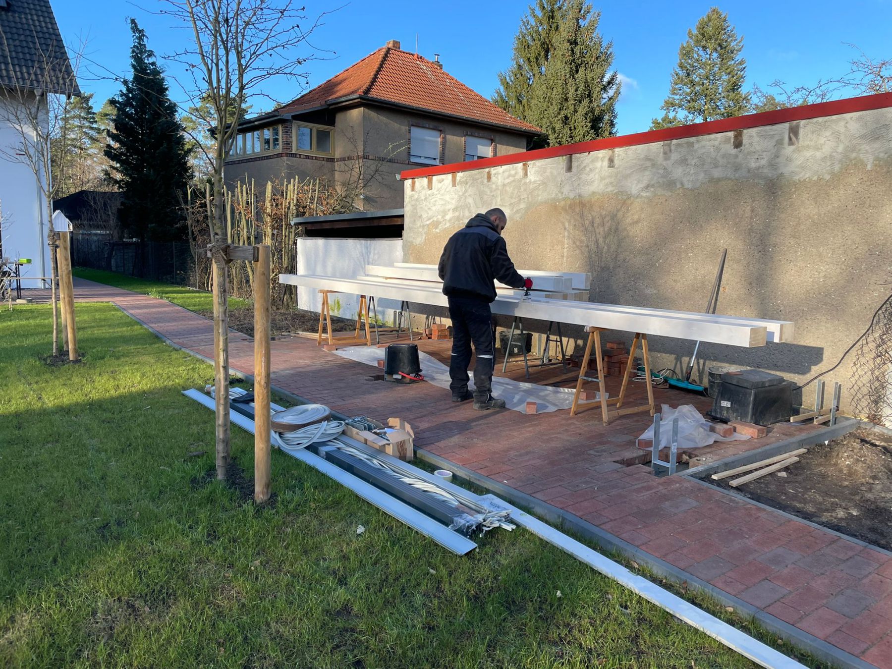 Carport Garage Bau